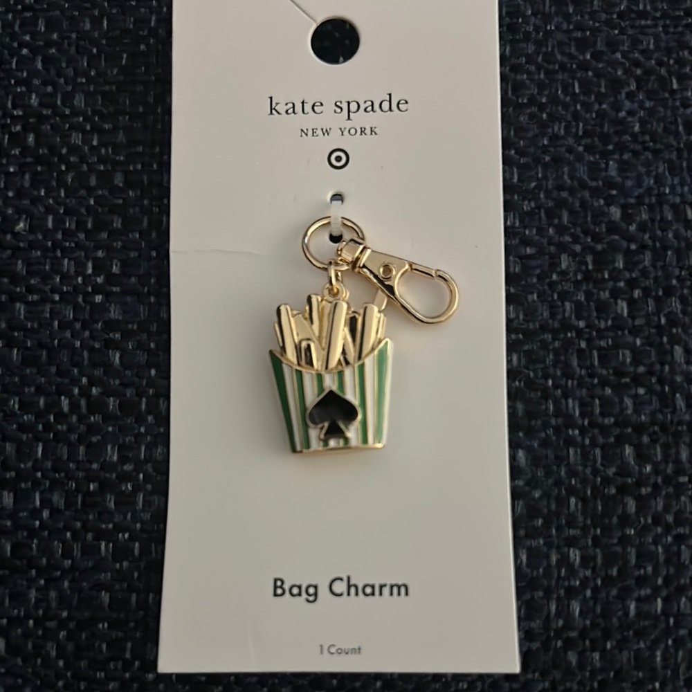 Giveaway - Kate Spade Gold and Green Bag Charm